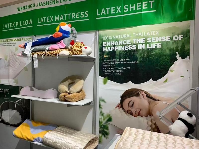 Wenzhou Jiasheng Latex Products Co., Ltd. השתתפה בתערוכת Sleep Expo Middle East 2025